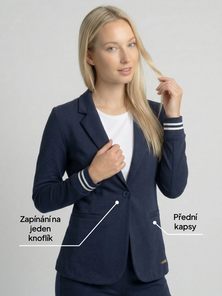 Sportovní office blazer Navy