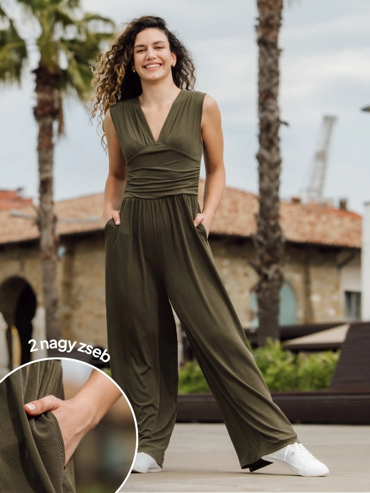 Hosszú overál Olive