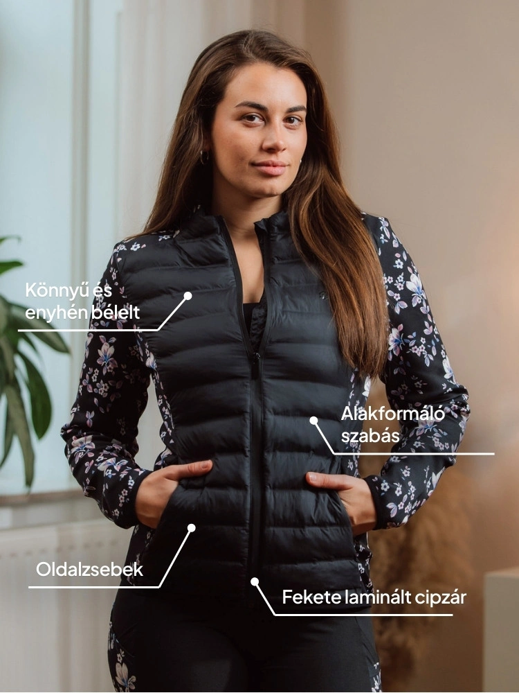 Bélelt kabát Midnight