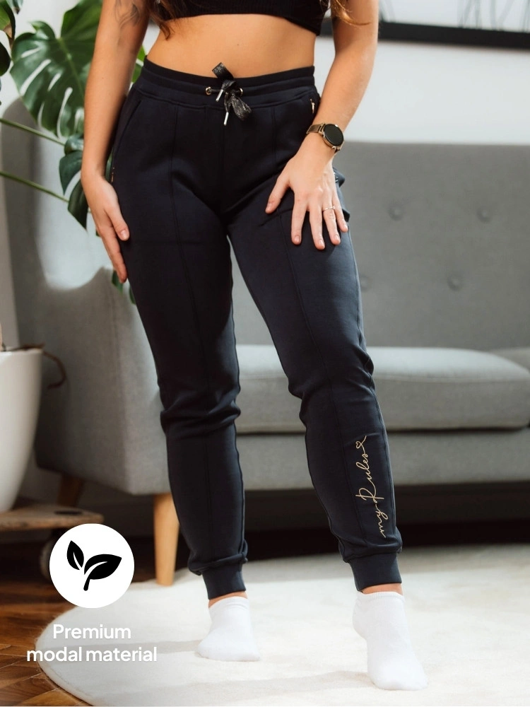 Skinny leg joggers Navy