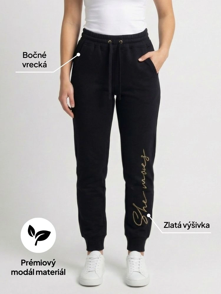 Modal skinny joggery Etna Gold