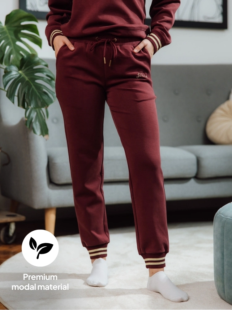 Modal daily joggers Bordo