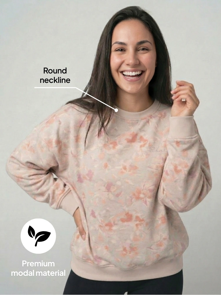 Modal oversized sweatshirt Poeme